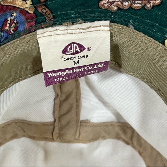 YoungAn Vintage Khaki Bucket Golf Hat - Picture 7 of 10